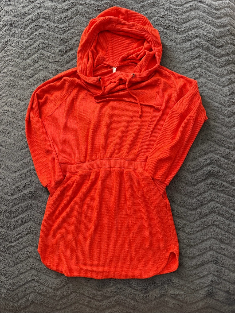Daily Practice Anthropologie dark/orange (they call it red) Hoodie dress-medium